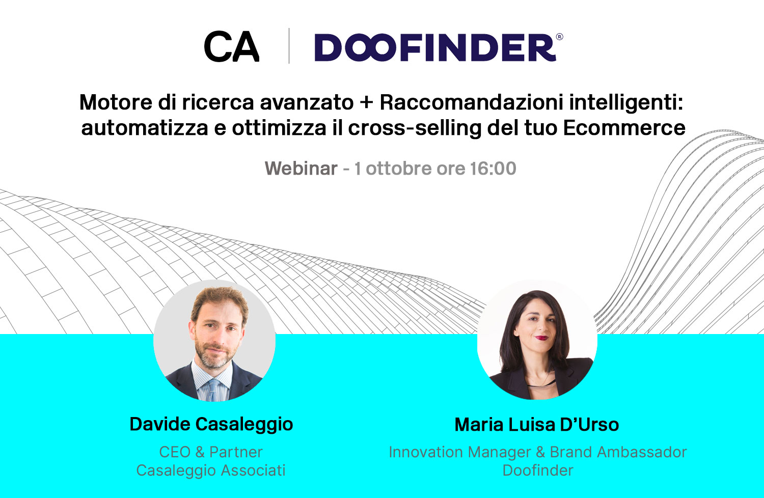 Motore di ricerca avanzato + Raccomandazioni intelligenti: automatizza e ottimizza il cross-selling del tuo Ecommerce - Webinar